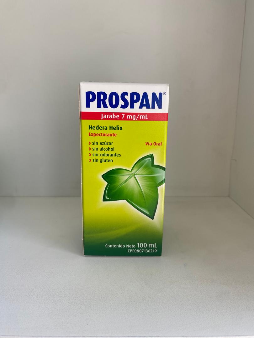 PROSPAN Jarabe - Hiedra Hélix Expectorante - Sin Azúcar, Sin Alcohol - 100 mL