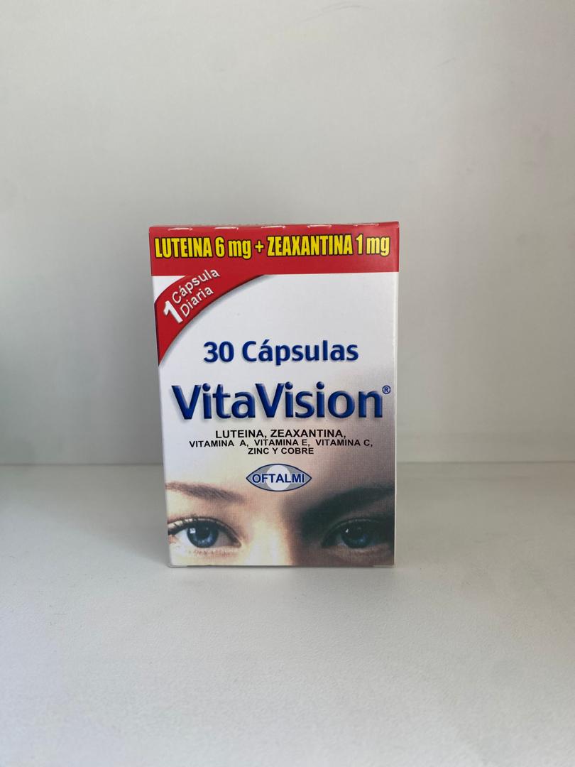 VitaVision - Luteína 6 mg + Zeaxantina 1 mg - 30 Cápsulas - Apoyo Visual